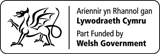 Ariennir yn rhannol gan Lywodraeth Cymru